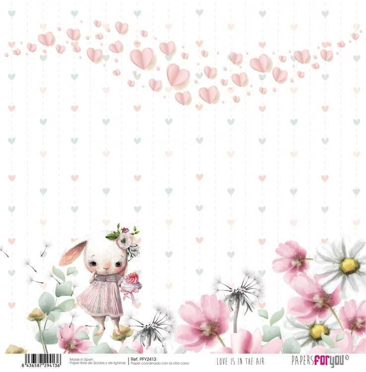 Papers For You 12x12 Paper Pad Love is in the Air #2407