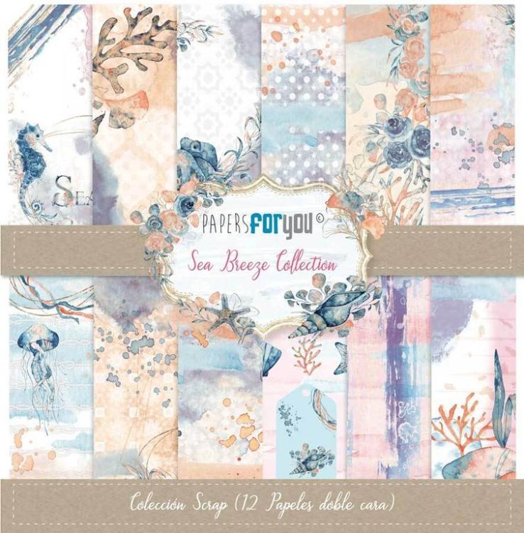 PFY 12x12 Paper Pad Sea Breeze #3371