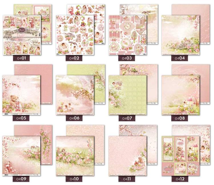 Paper Design Margaret 12x12 Paper Pad Baby Girl