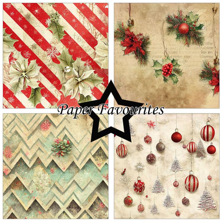 Paper Favourites Santas Present 6x6 Paper Pack PF260