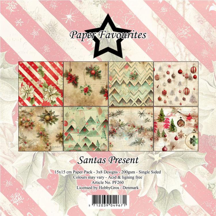 Paper Favourites Santas Present 6x6 Paper Pack PF260