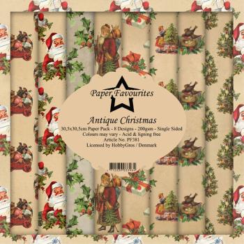 Paper Favourites 12x12 Paper Pack Antique Christmas #381