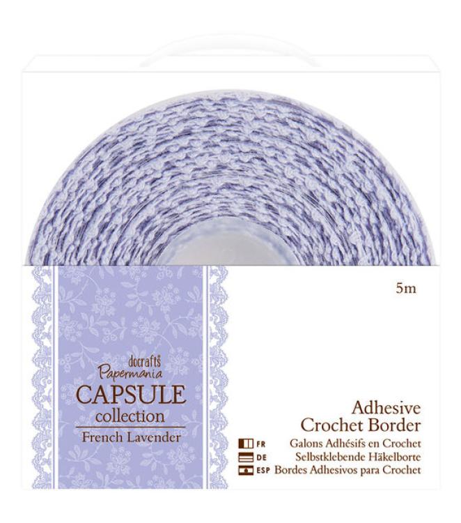 Papermania Adhesive Crochet Border French Lavender PMA 358306