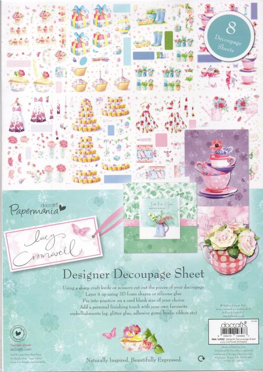 Papermania Designer Decoupage Set Lucy Cromwell PMA 169022