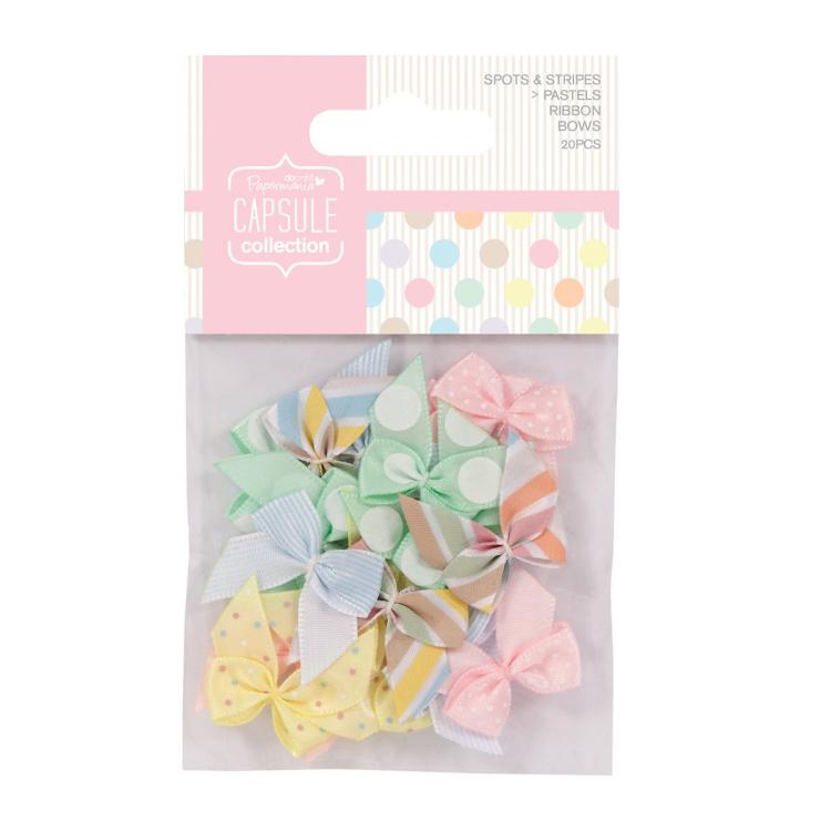 Papermania Ribbon Bows Spot & Stripes #367204