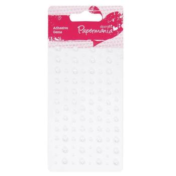 Papermania Adhesive Stones Pearls White