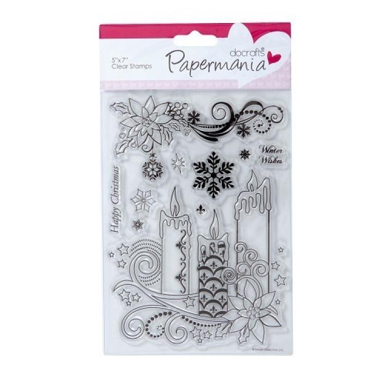 Papermania Clear Stamps Candles