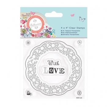 Papermania Clear Stamps Doily Frame