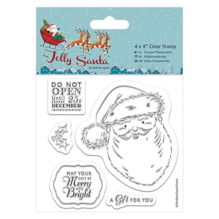 Papermania  Clear Stamps Jolly Santa Nikolaus