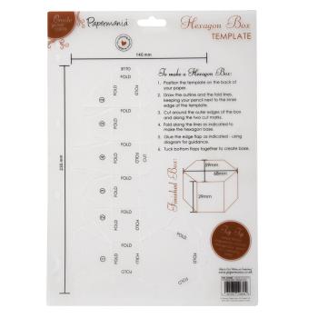 Papermania Hexagon Box Template