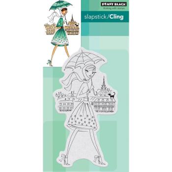 Penny Black Set Cling Stamp Parisian Stroll #40608