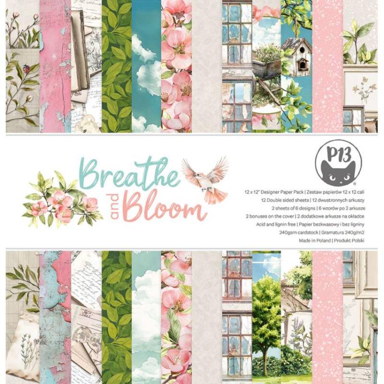 Piatek13 Breathe and Bloom 12x12 Paper Pad