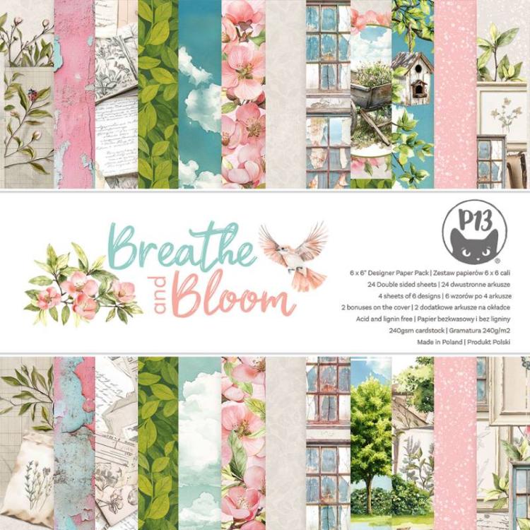 Piatek13 Breathe and Bloom 6x6 Paper Pad