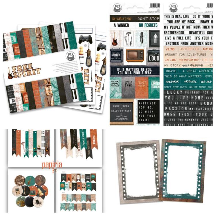 Piatek 13 Bumper Scrapbooking Kit Free Spirit