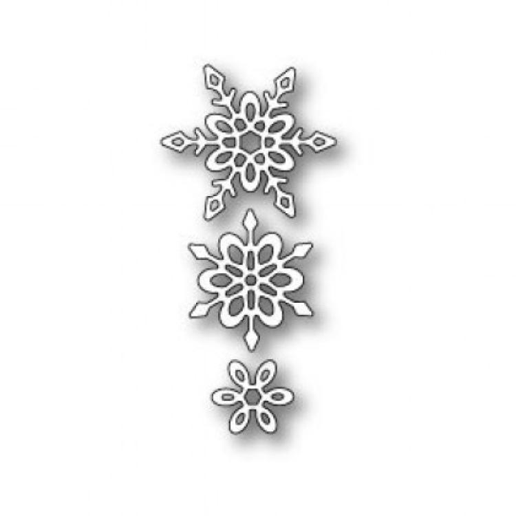 Poppy Stamps Stanzschablone Madeleine Snowflakes