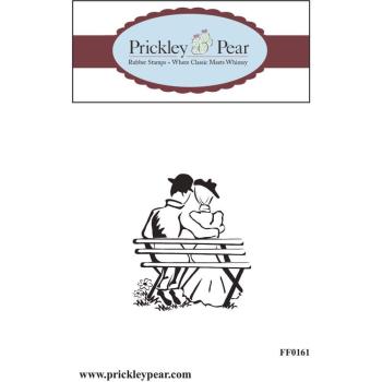 Prickley Pear Cling Stamps Love On A Park Bench #FF0161