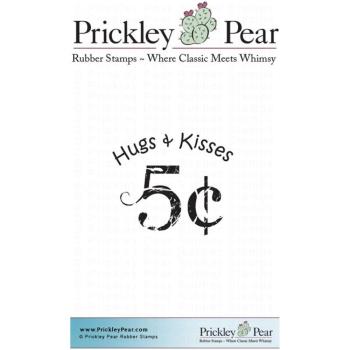 Prickley Pear Cling Stamps  5 Cent Hugs & Kisses