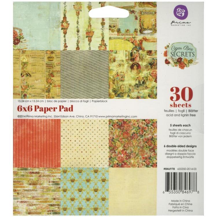 Prima Marketing 6x6 Paper Pad Capri #995973