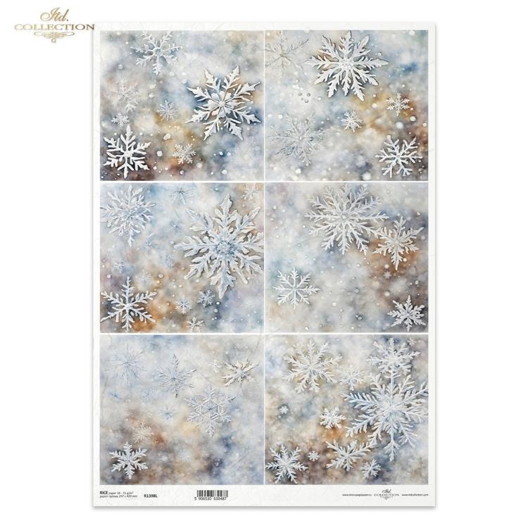 R1398L ITD Collection Botanical Garden in Winter A3 Rice Paper