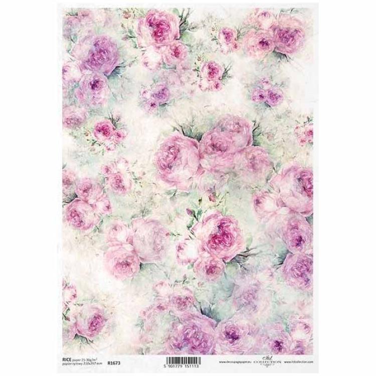 R1673 ITD Collection Shabby Chic A4 Rice Paper