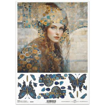 R2397 ITD Collection Inspired by Klimt A4 Rice Paper