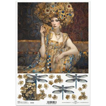 R2408 ITD Collection Inspired by Klimt A4 Rice Paper