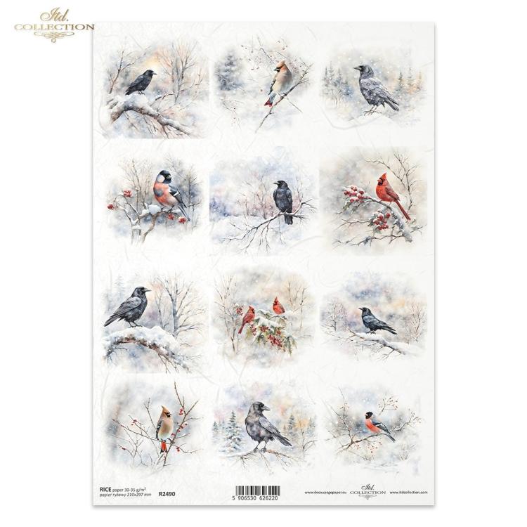 R2490 ITD Collection Botanical Garden in Winter A4 Rice Paper