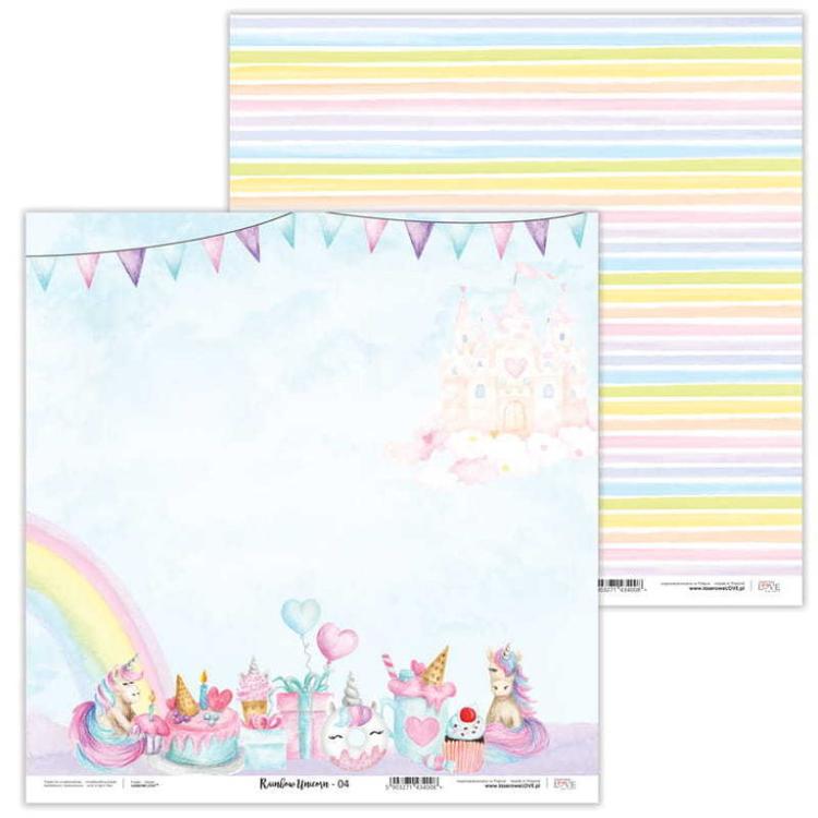 Lexi Design Scrapbooking KIT Rainbow Unicorn