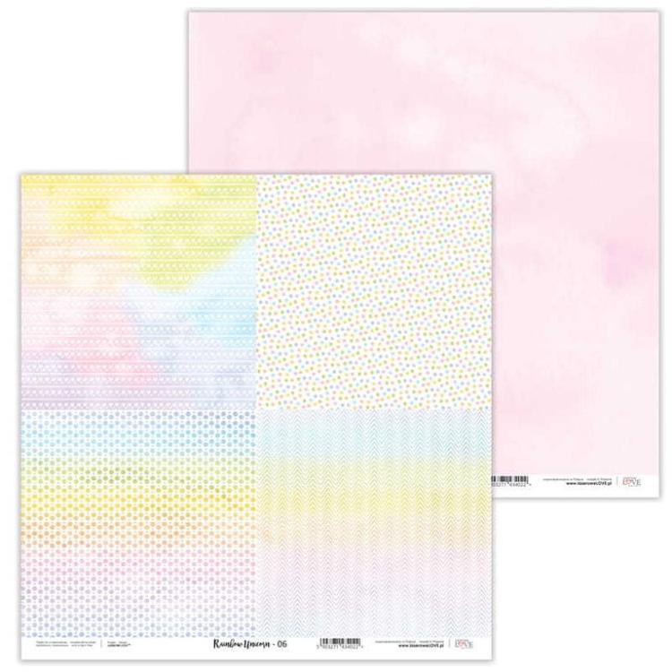 Lexi Design Scrapbooking KIT Rainbow Unicorn