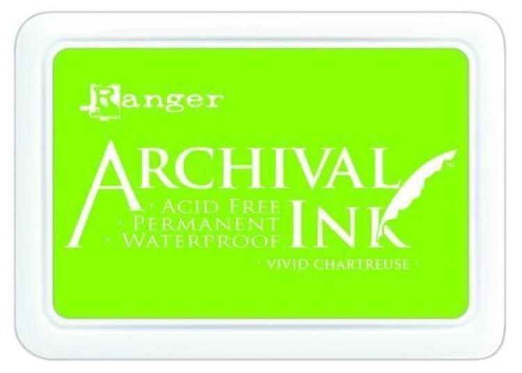 Ranger Archival Ink Pad Vivid Chartreuse