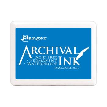 Ranger Archival Jumbo Ink Pad  Manganese Blue