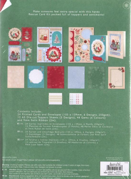 Rescue Card Kit Bellissima Christmas PMA166901