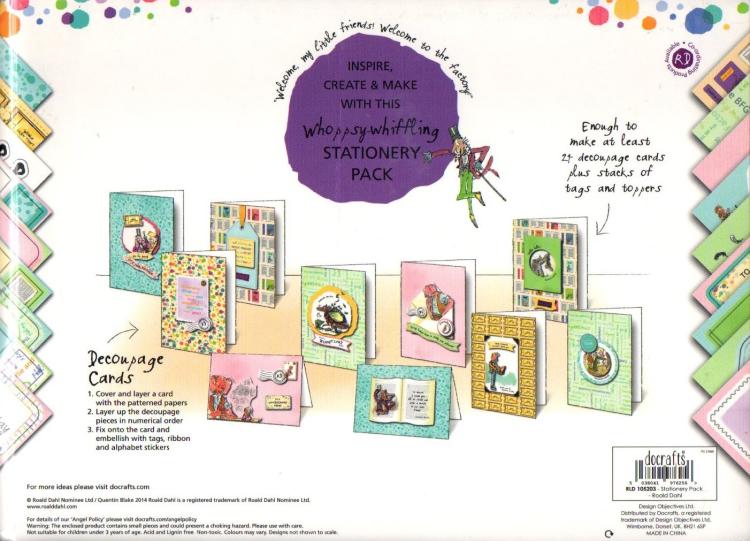 Roald Dahl Card Making Kit RLD 105203