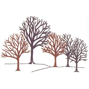 Rubber Stampede Wood Stamp Winter Woods