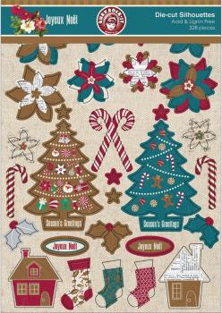 Ruby Rock-it Joyeux Noel Die-Cut Silhouttes