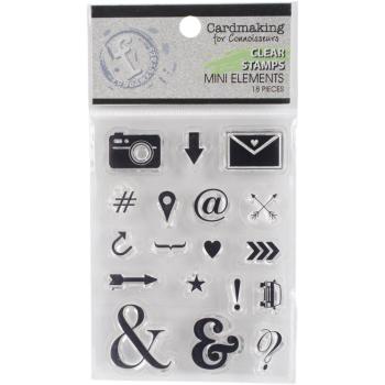 Ruby Rock-It Fundamentals Clear Stamps  Mini Elements #FUN06