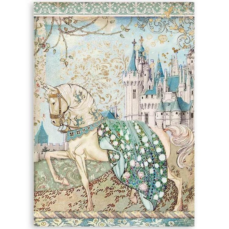 Stamperia A4 Assorted Acetate Sleeping Beauty SBA410