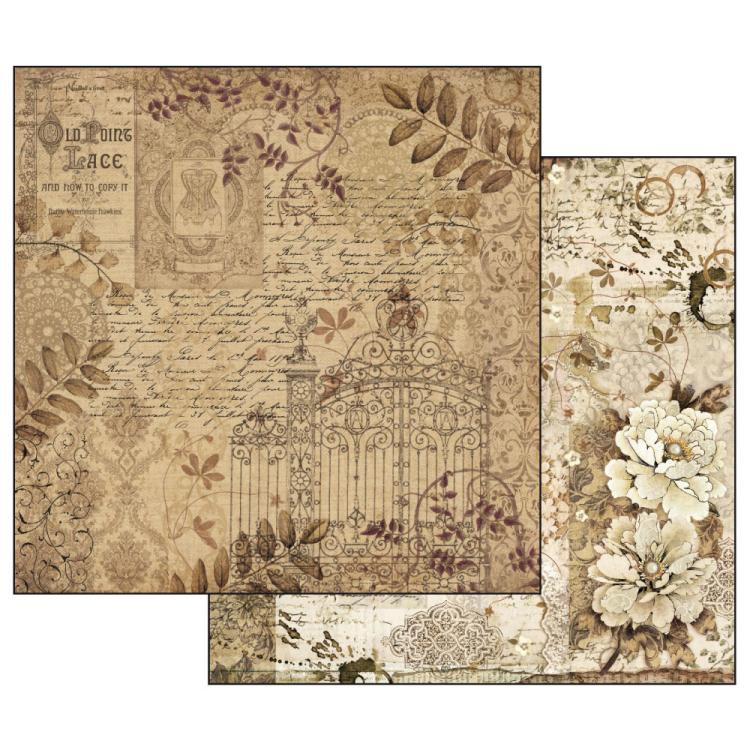 Stamperia 12x12 Paper Pad Old Lace #SBBL32