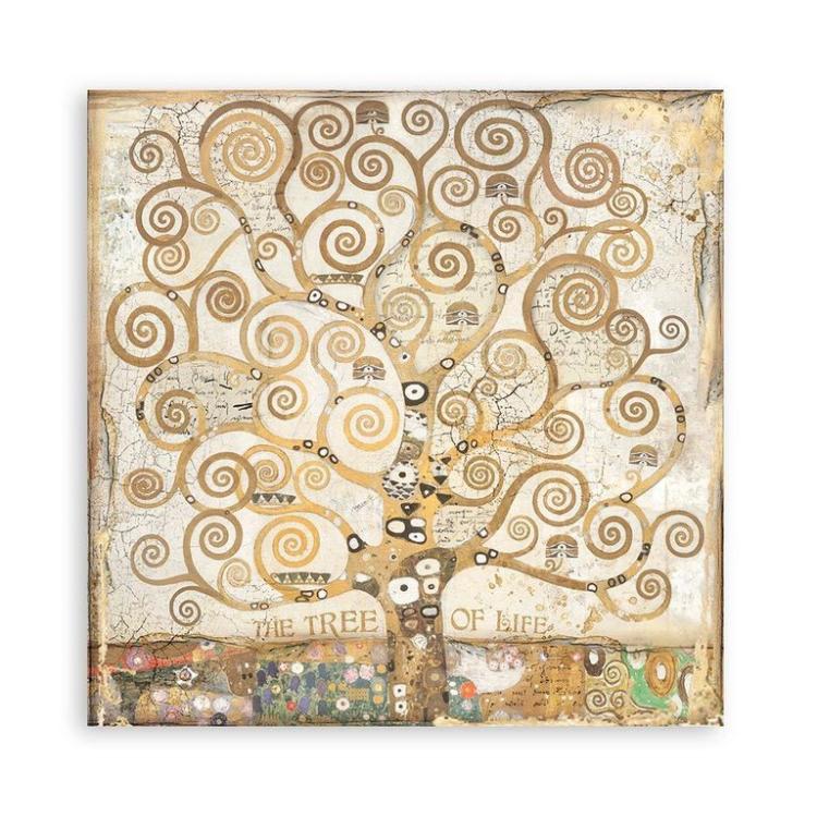 Stamperia 12x12 Paper Pad Maxi Background Klimt #SBBL101