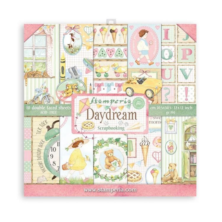 Stamperia 12x12 Paper Pad DayDream SBBL104