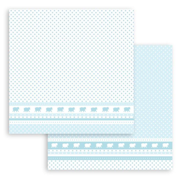 Stamperia 12x12 Paper Pad BabyDream Blue SBBL106