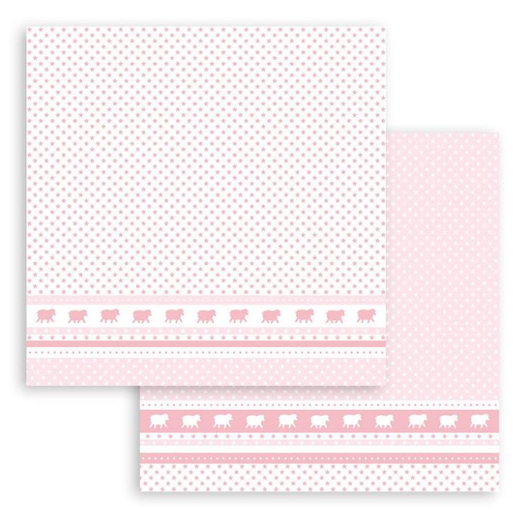 Stamperia 12x12 Paper Pad BabyDream Pink SBBL107