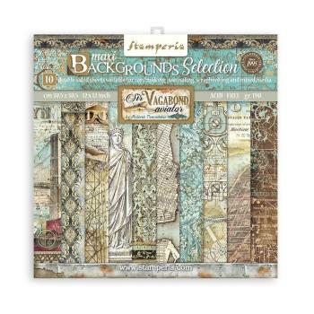 Stamperia 12x12 Paper Pad Maxi Sir Vagabond Aviator SBBL113