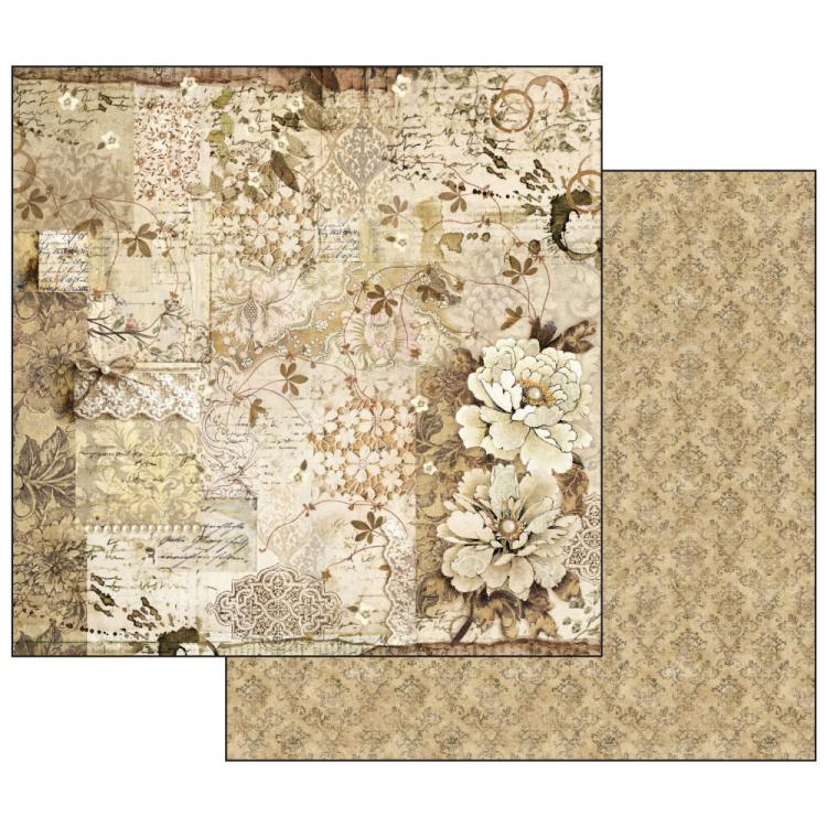 Stamperia 12x12 Paper Pad Old Lace #SBBL32