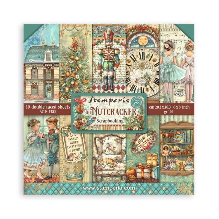 SBBS112 Stamperia The Nutcracker 8x8 Paper Pad