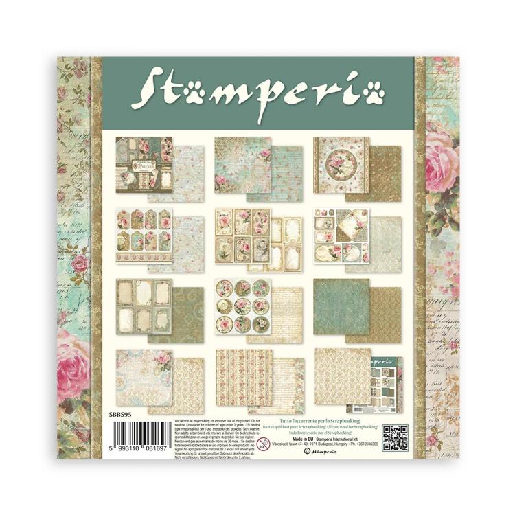 SBBS95 Stamperia Precious 8x8 Paper Pad