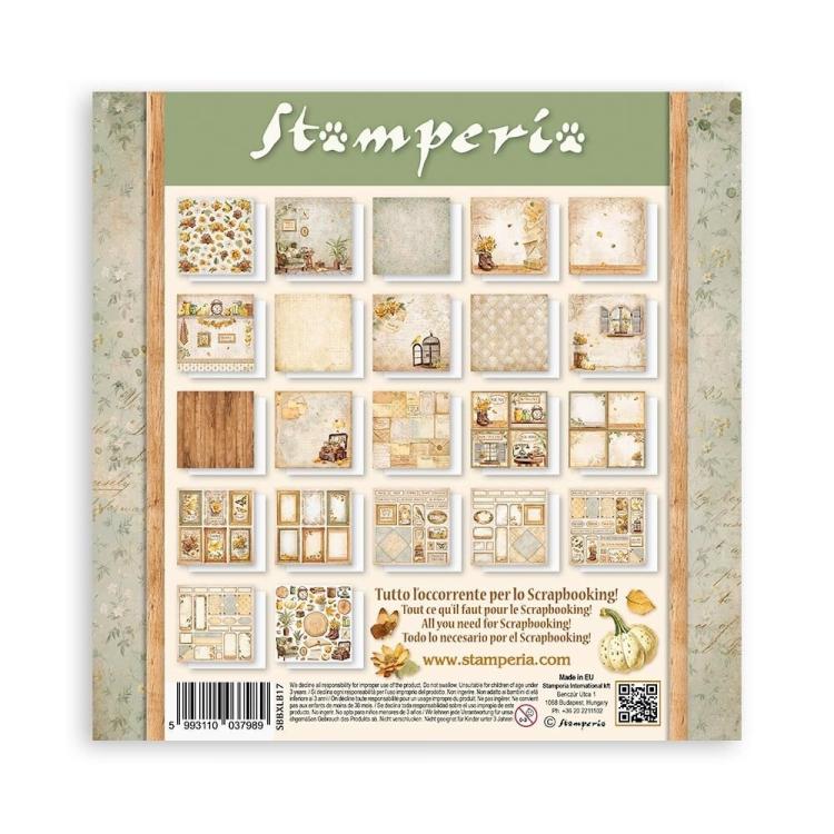 SBBXLB17 Stamperia Golden Harmony 12x12 MAXI Paper Pad