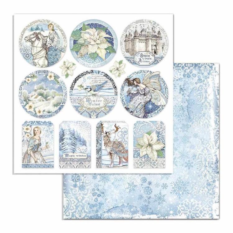 Stamperia 6x6 Paper Pad Winter Tales #SBBXS04