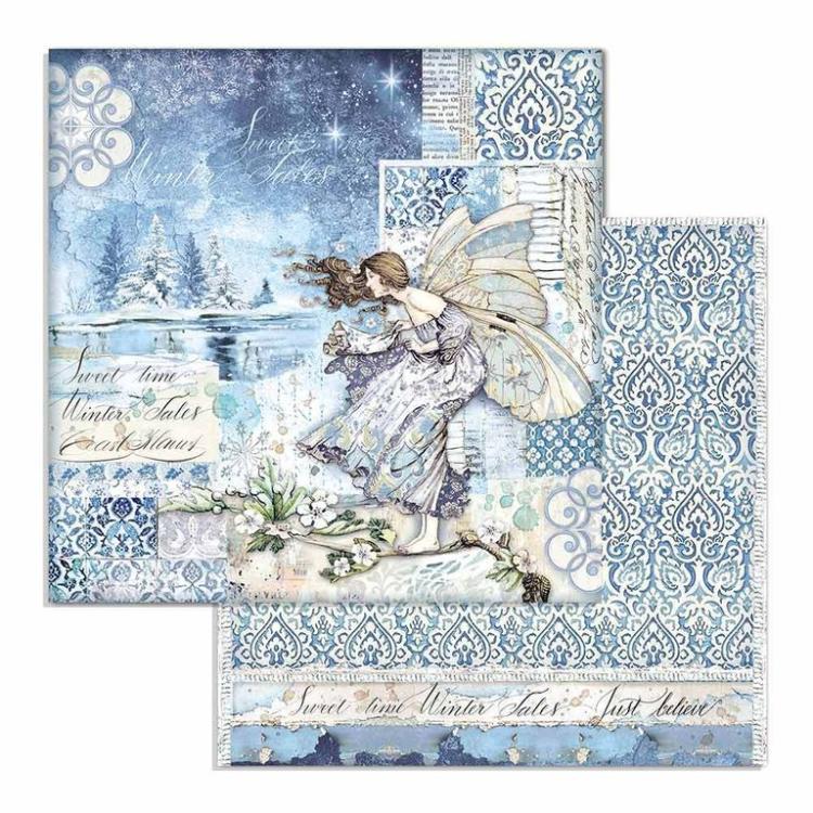 Stamperia 6x6 Paper Pad Winter Tales #SBBXS04