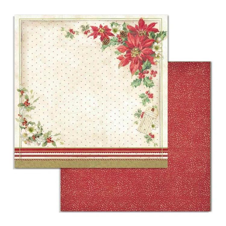 Stamperia 6x6 Paper Pad Classic Christmas #SBBXS06